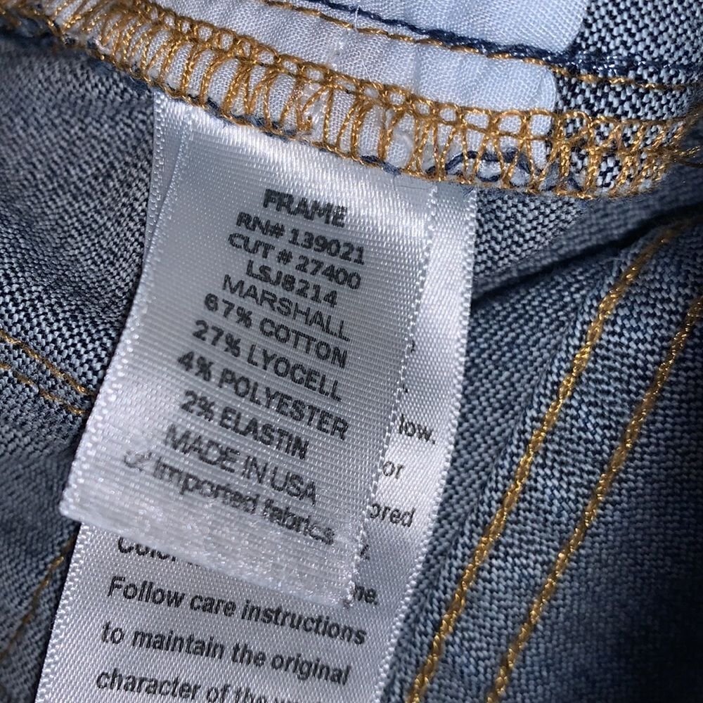 FRAME Le Skinny de Jeanne Dark Wash Jeans | Size 25 - Picture 8 of 9